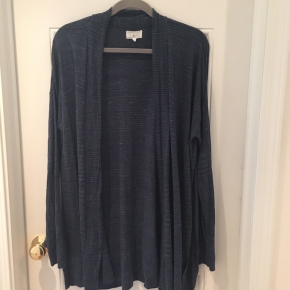 Lou & Grey Marled Open Front Cardigan - Picture 2 of 7